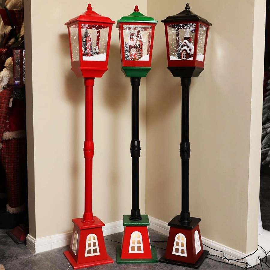 Christmas Decorations, Snow Lanterns Music Street Lamps Shopping Malls Hotel Living Room Christmas Props Decorations