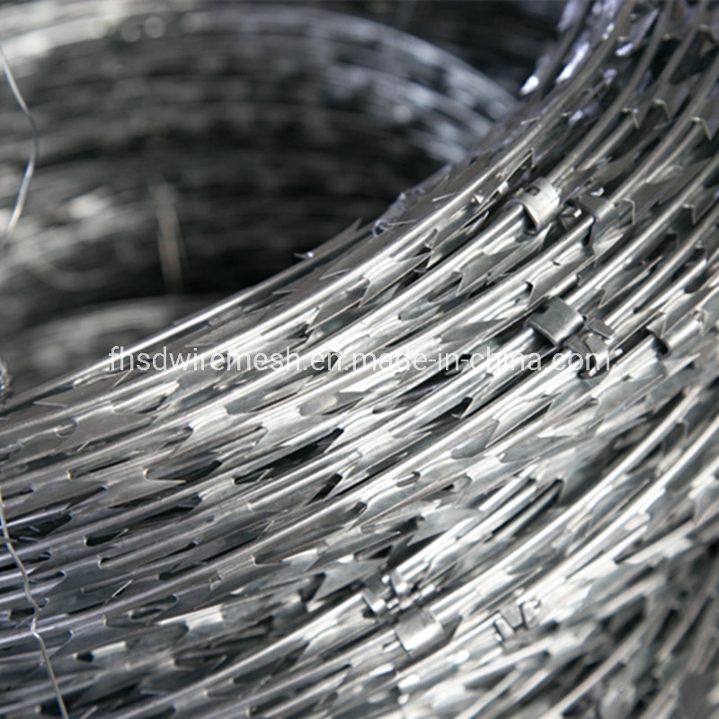 Stainless Steel Spiral Concertina Razor Barbed Tape Wire