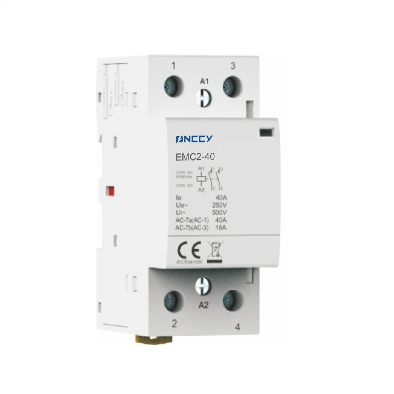 Contacteur électrique modulaire 3modules à vide 32A-63A 230V c.a./c.c.