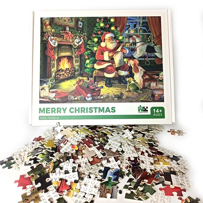 Heißer Verkauf Weihnachten Werbegeschenk Puzzle-Set