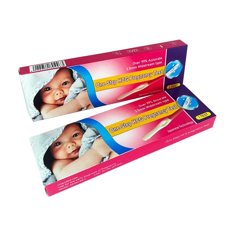 Early Cassette Wholesale Price Spoof Smart Sri Lanka Private Label Reusable Rapid Urine HCG Pregnancy Test Strip Device