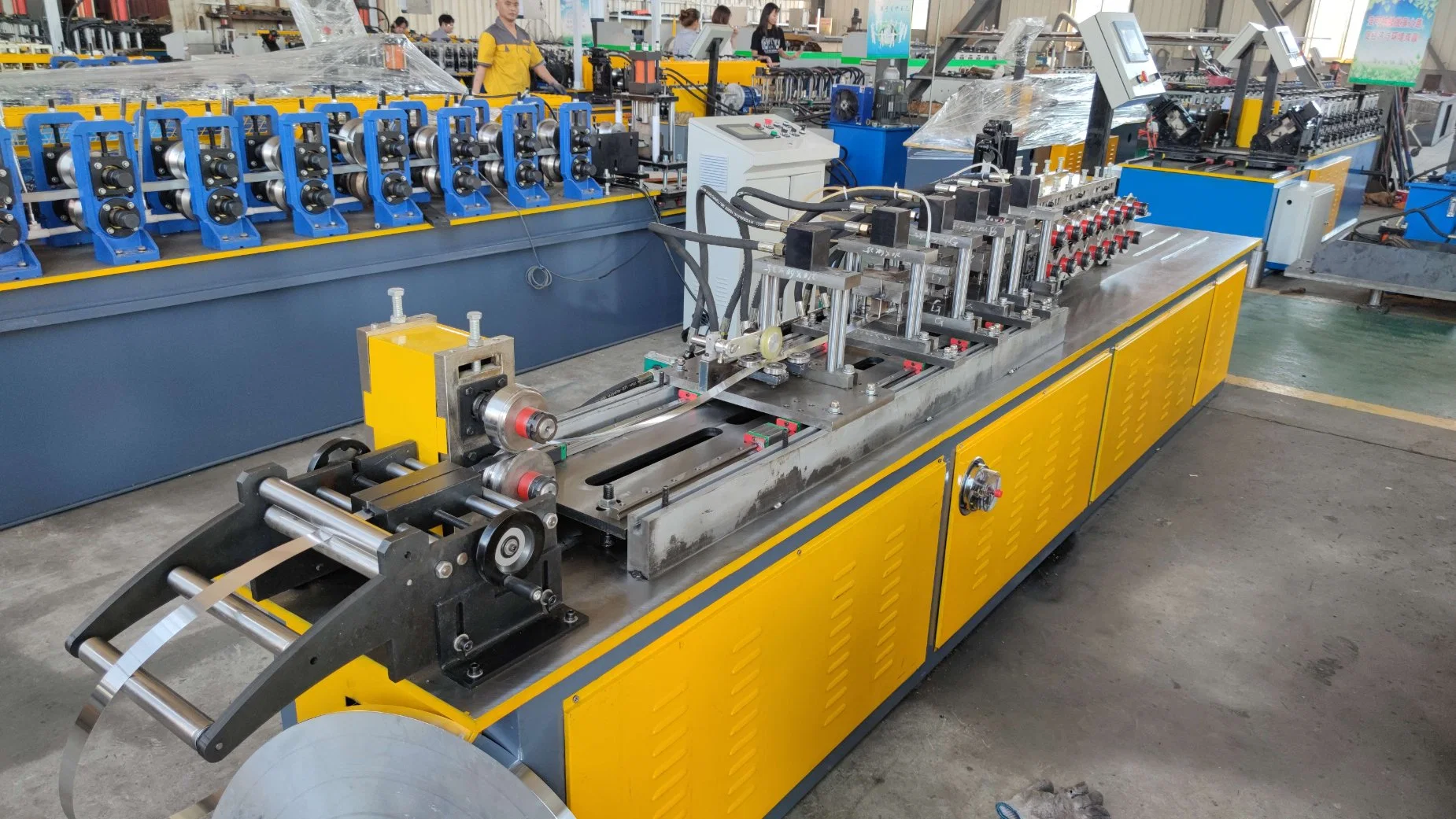 New Product Aluminum Air Filter Frame Frame Roll Forming Machine Manufacture From China