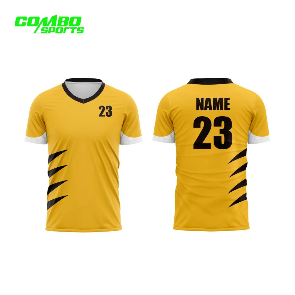 Custom Football Uniform Sublimation Soccer Jersey Recycled Fabric Football Shirt