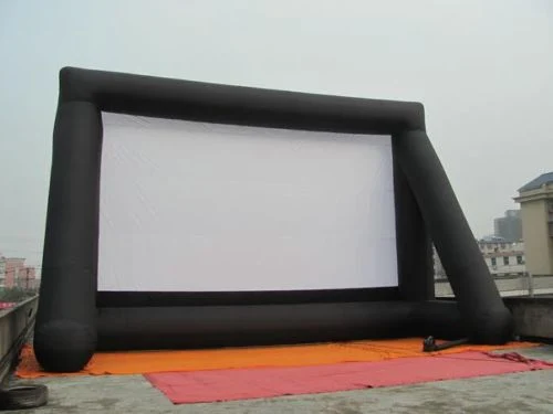 2023 New Outdoor Inflatable Projector Movie Screen with Pump for Home Backyard