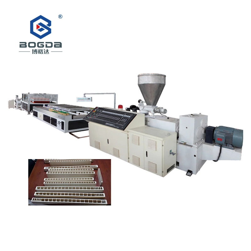 Bogda WPC PVC Plastic Door Leaf Door Panel Sheet Board Profiles Extrusion Production Line Making Machine