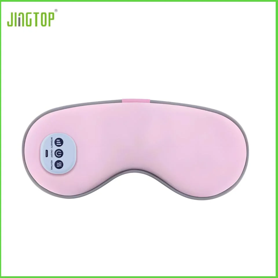 Jingtop Portable Electric Relax Smart Mini Eye Mask Massage Machine for Home Use with Heat Compression