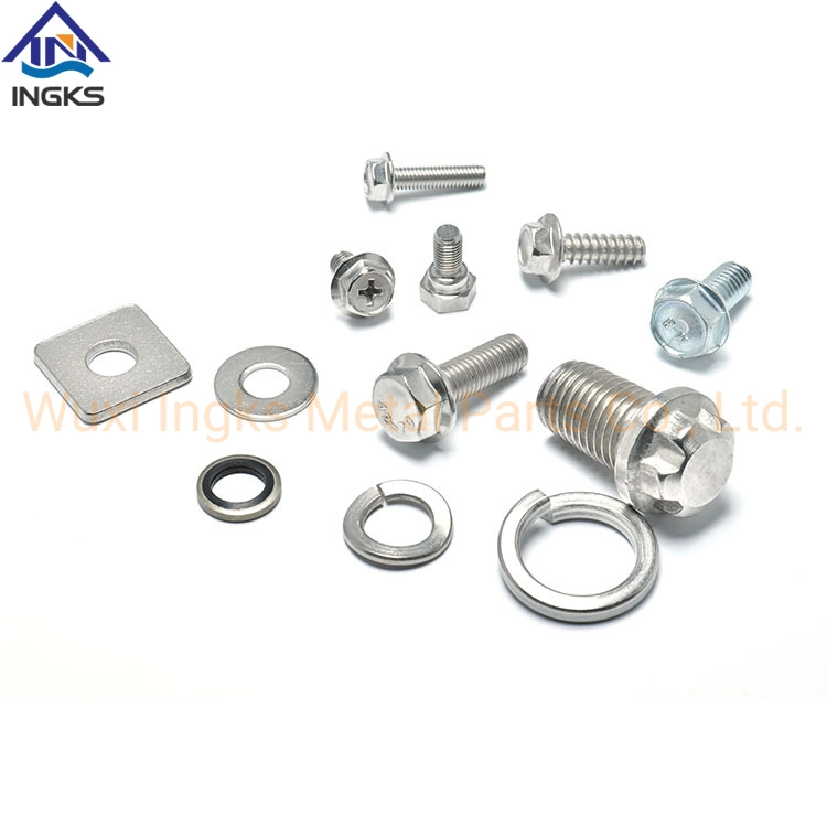 A2 A4 Stainless Steel DIN 6921 Full Thread Serrated Head Hex Flange Bolt