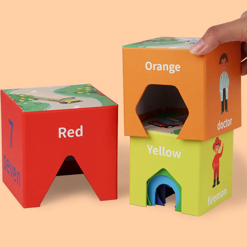 Wooden Big Game Cube Montesori Children′ S Educational Toys