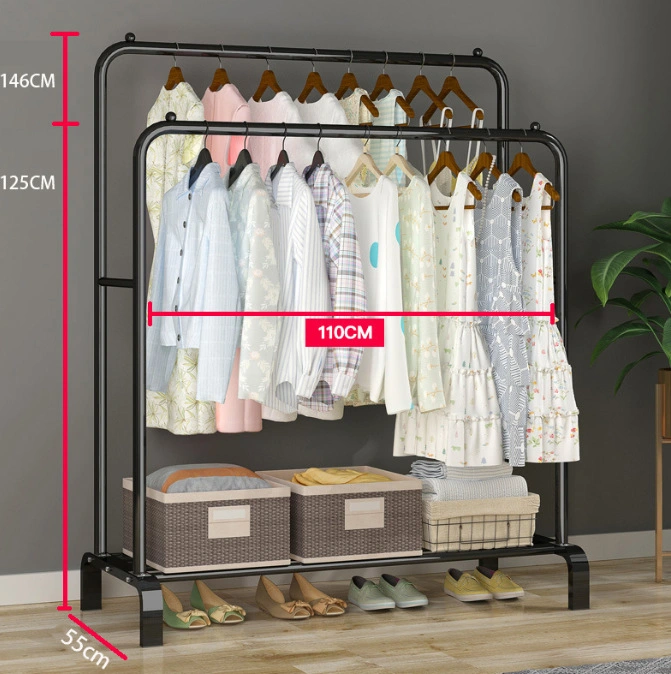 Hanger Multi-Layer Hanger Coat Rack Display Stand Floor-Standing Hanger Hanger Home Bedroom Hallway