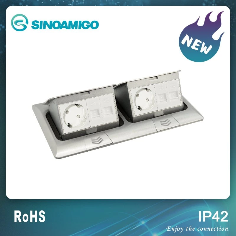 Sinosmigo Floor Socket with Ce&RoHS Certification for 8 Modules Capacity