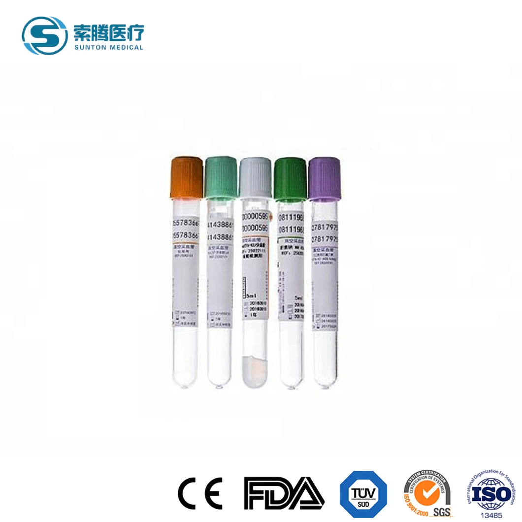 Sunton Quality Sterile Vacuum Blood Collection Tube China Surgical Vacuum Blood Collection Tube Manufacturers Cheap Price Medical Vacuum Collection Blood Tube