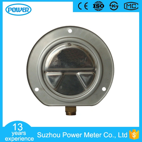 10kg100mm Stainless Steel Liquid Filled Pressure Gauge with Back Flange