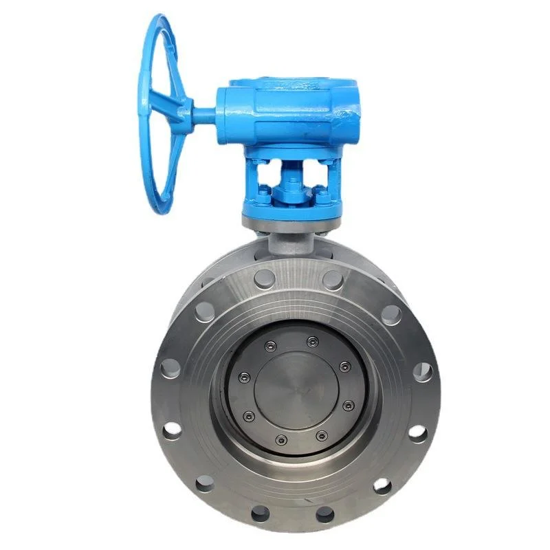 2520 Stainless Steel Double Flange Hard Sealing Butterfly Valve, Electric Pneumatic Manual High-Temperature Butterfly Valve D343W DN150