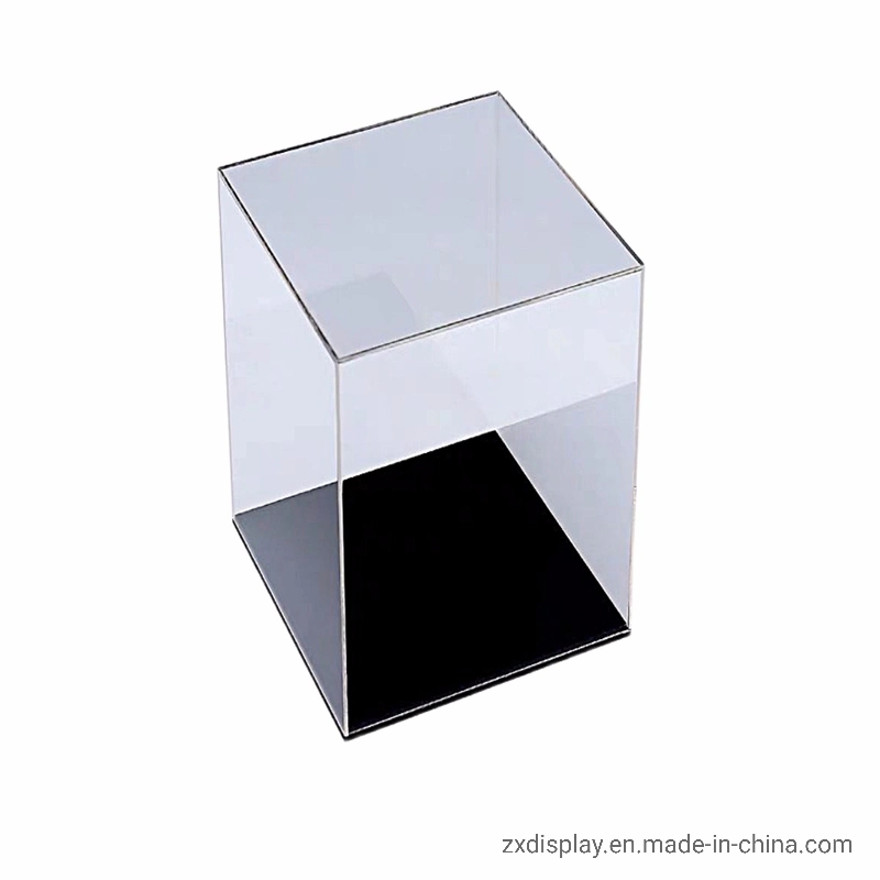 Modelo de juguete hecho a mano Display Caja de plástico transparente pantalla de acrílico contador Caja para Perfume y Cosmética