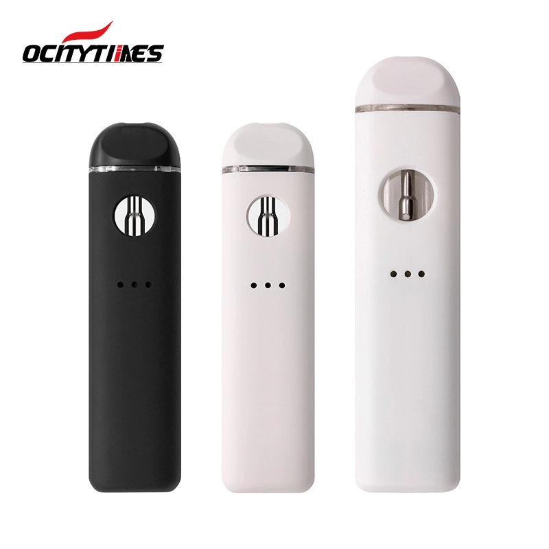 1ml 2ml Disposable/Chargeable Vape Pen Style E Cigarette with Ceramic Coil