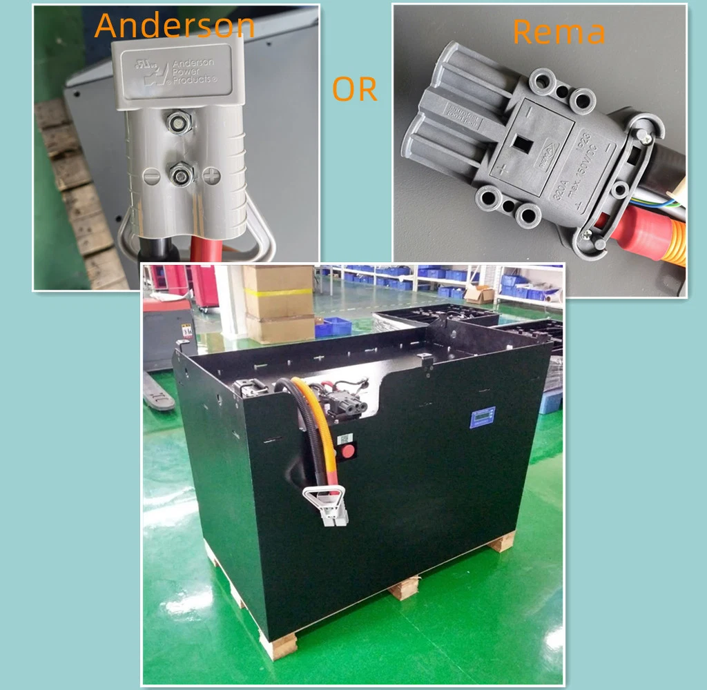 48V/51.2V 300ah-800ah Customized Forklift Lithium Ion Battery, Lead Acid Replacement. LiFePO4 Battery for All Brands Toyota, Logisnext, Linde, Doosan, Heli etc.