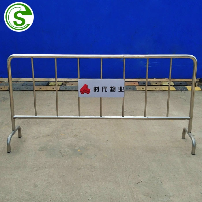 Fixed Leg Interlocking Stainless Steel 304 316 Barricade for Concert