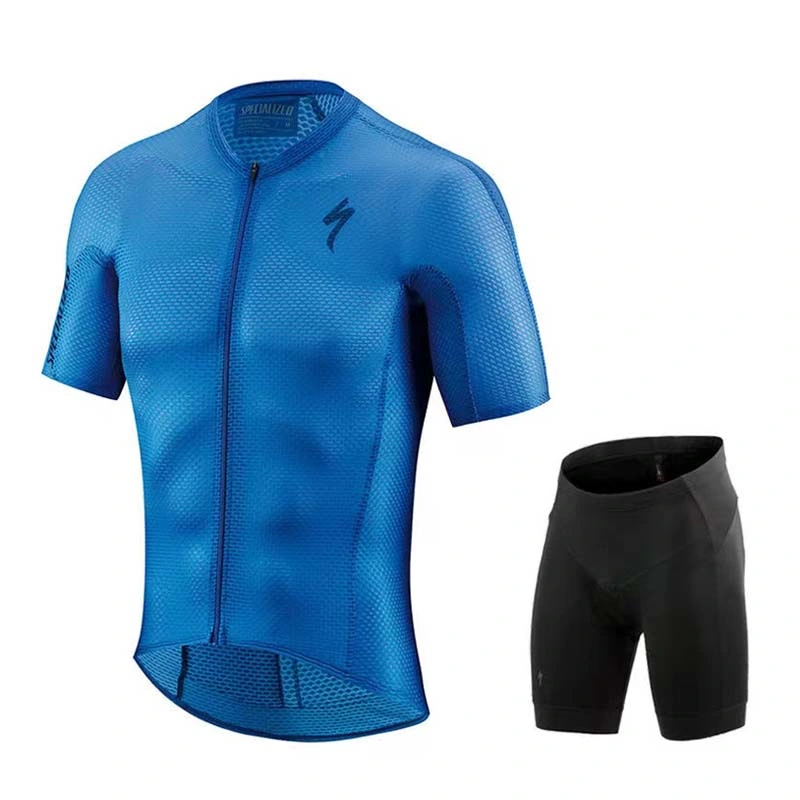 Nylon Lycra Customize Sports Polyester Mesh Cycling Jersey Cycling Wear