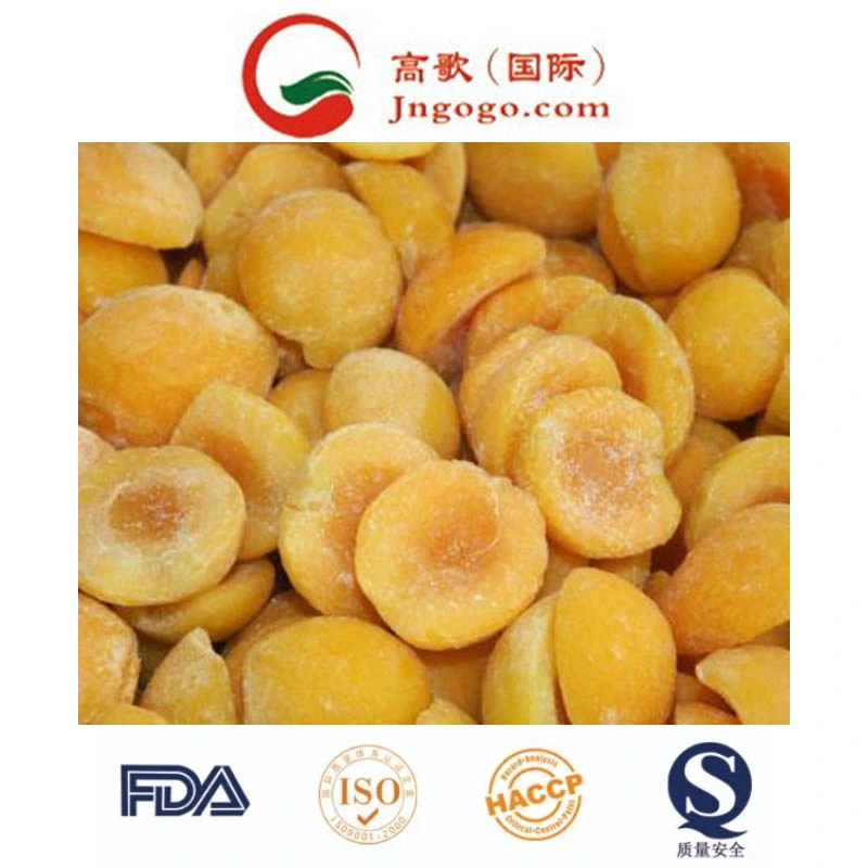 Buena calidad IQF Apricot congelado y Frutas congeladas