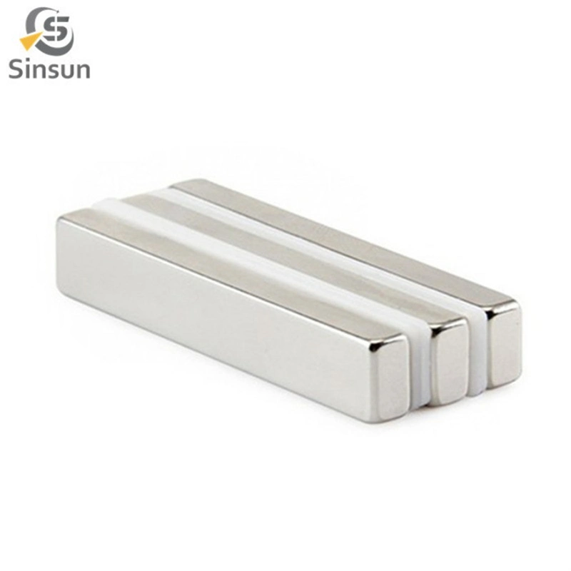 High Performance Square Bar Shape N52 Super Strong Neodymium Magnet