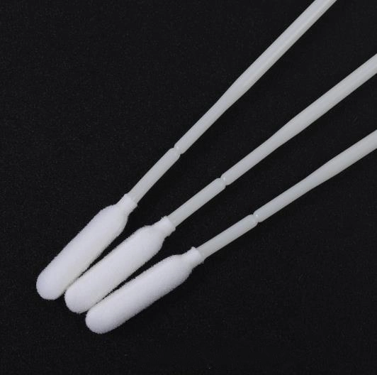 2021 Hot Sale Cheaper 6" Sampling Medical Hospital Sponge Swab ABS Stick PP Stick Door to Door