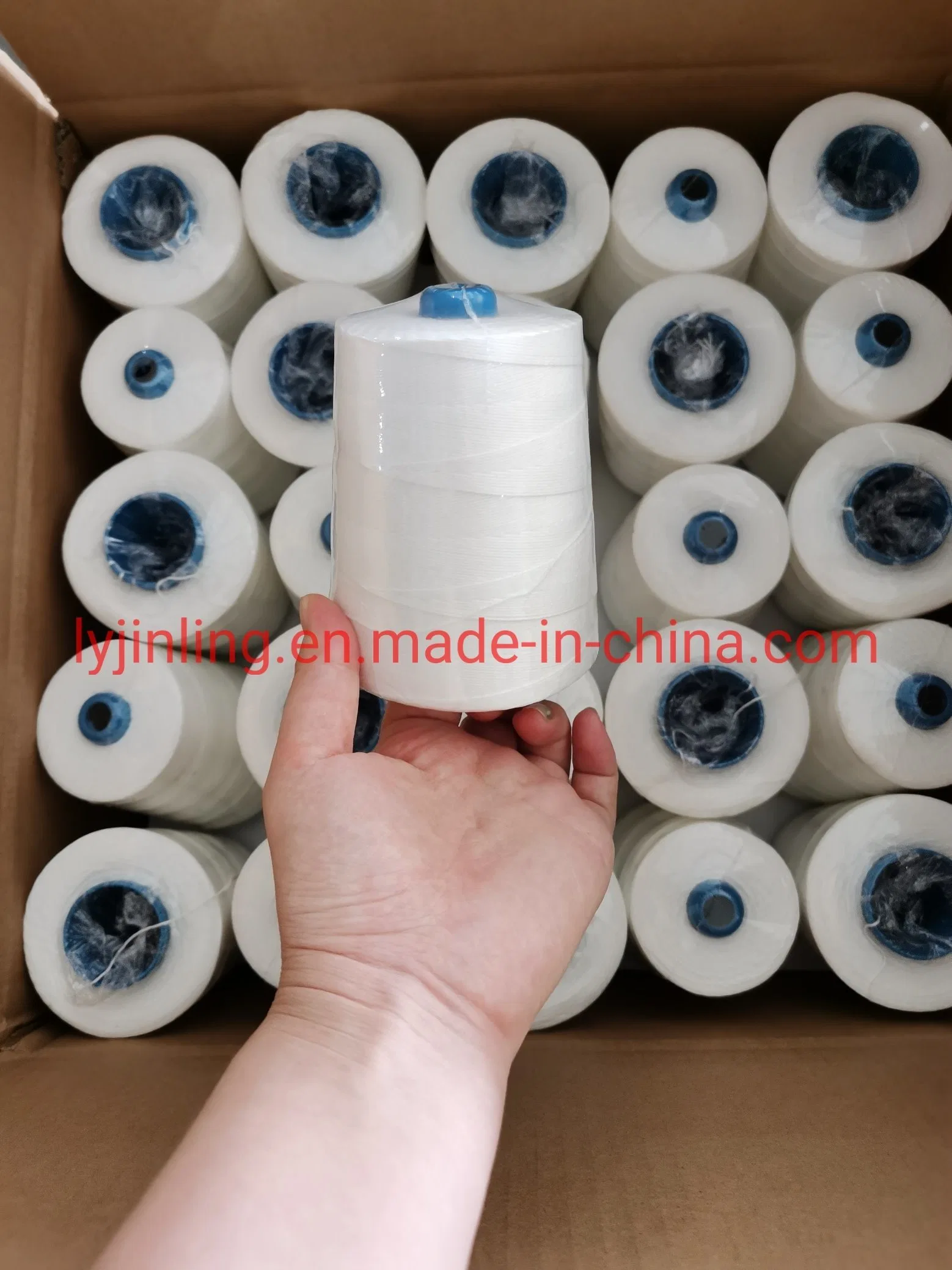 Color Cotton Yarn Sewing Polyester Bag Closing Thread 100 Cotton White Linen OEM Ball Key Technics Style Packing Pattern Feature