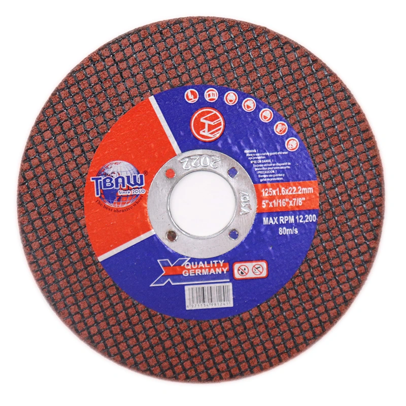 5" 125X1.6X22mm Thin Inox Iron Rail Abra Abrasive Metal Cut off Cutting Disc Wheel Disk