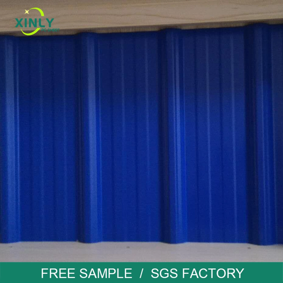 Hot-Selling Color-Lasting Waterproof PVC Roofing Corrugated Plastic Sheet