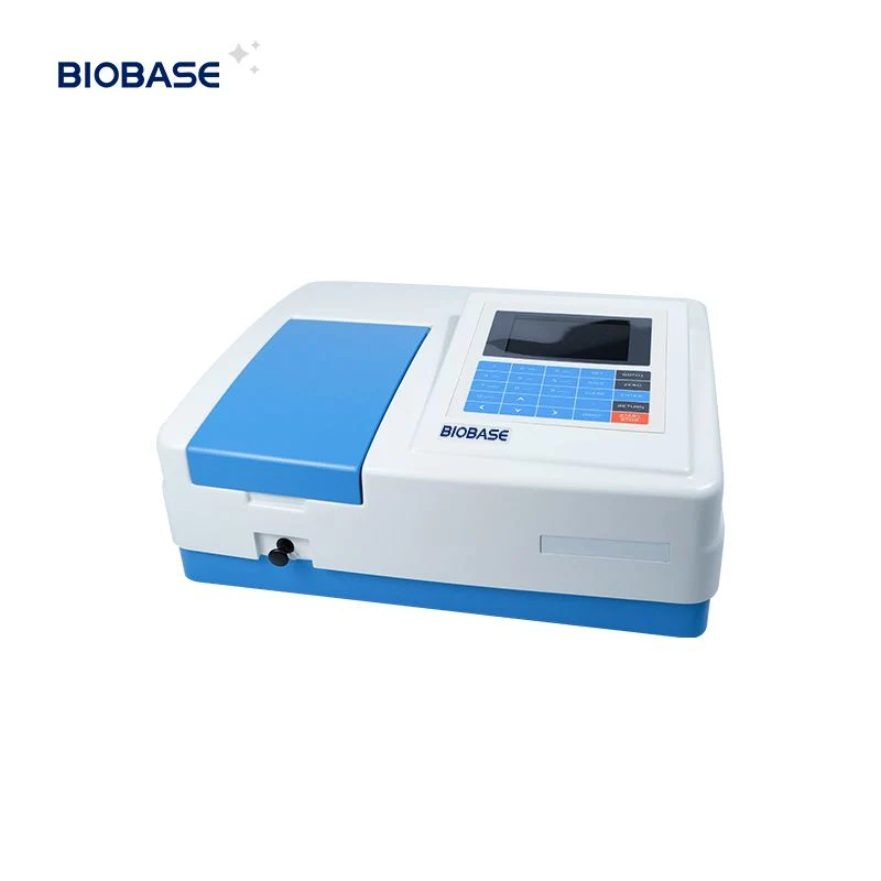 Espectrómetro de laboratorio BioBase espectrofotómetro de haz único UV Vis visible