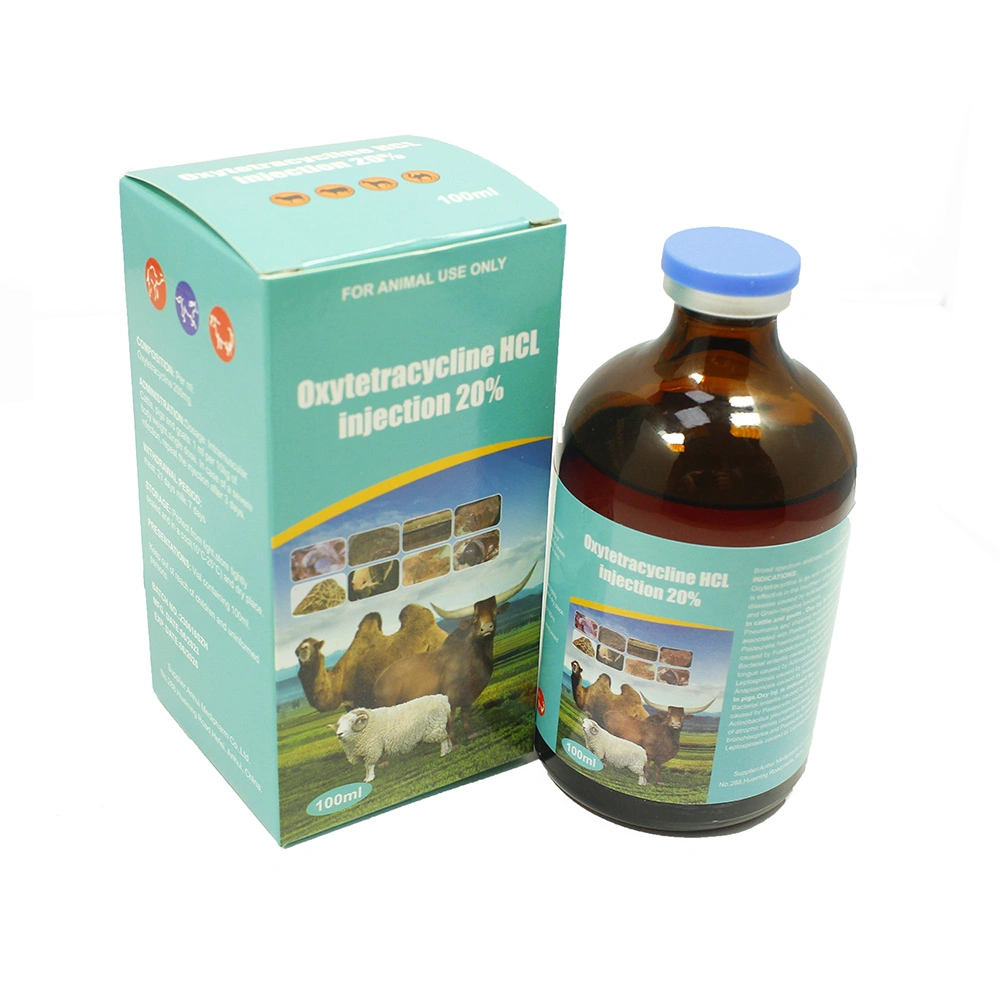 Animal Use Medicine Oxytetracycline HCl Injection 20% 100ml