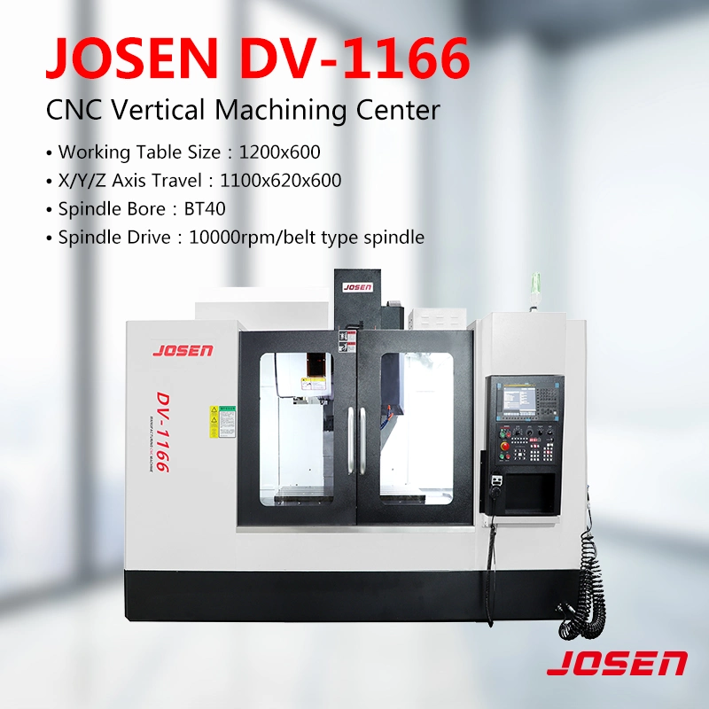 DV-1166 Exporting High Quality CNC Machining Center Vertical Machining Center for Metal Cutting Selections