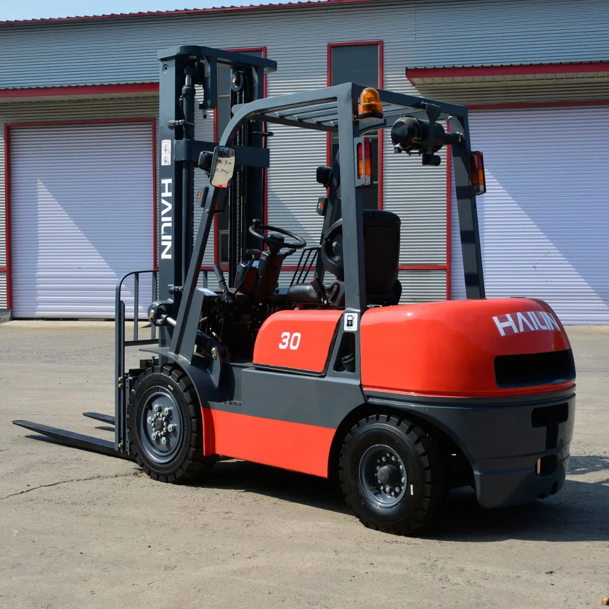 3t Diesel Forklift Truck Automatic Transmission Lifting Height 4.5 M Container Mast