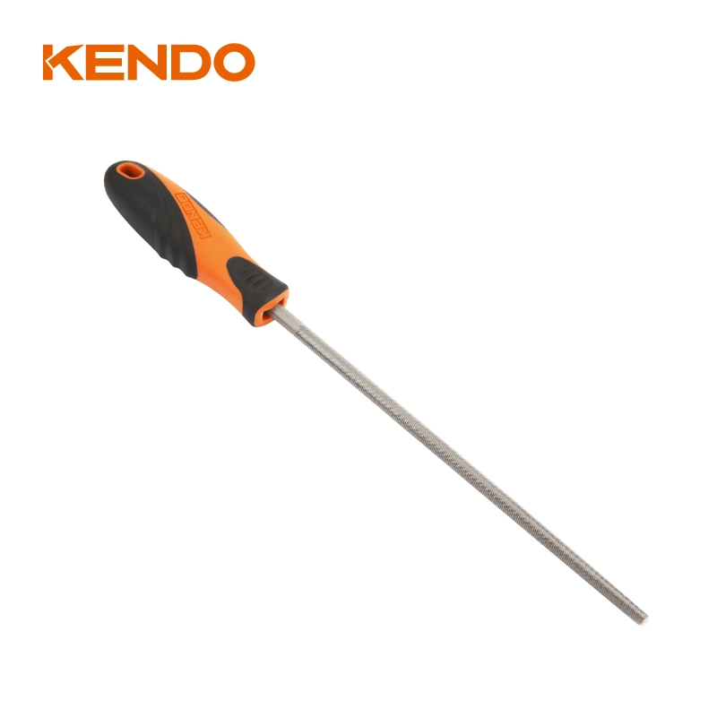 Kendo High Removal Rate Round Steel File with Tapered Shape Towards The Tip