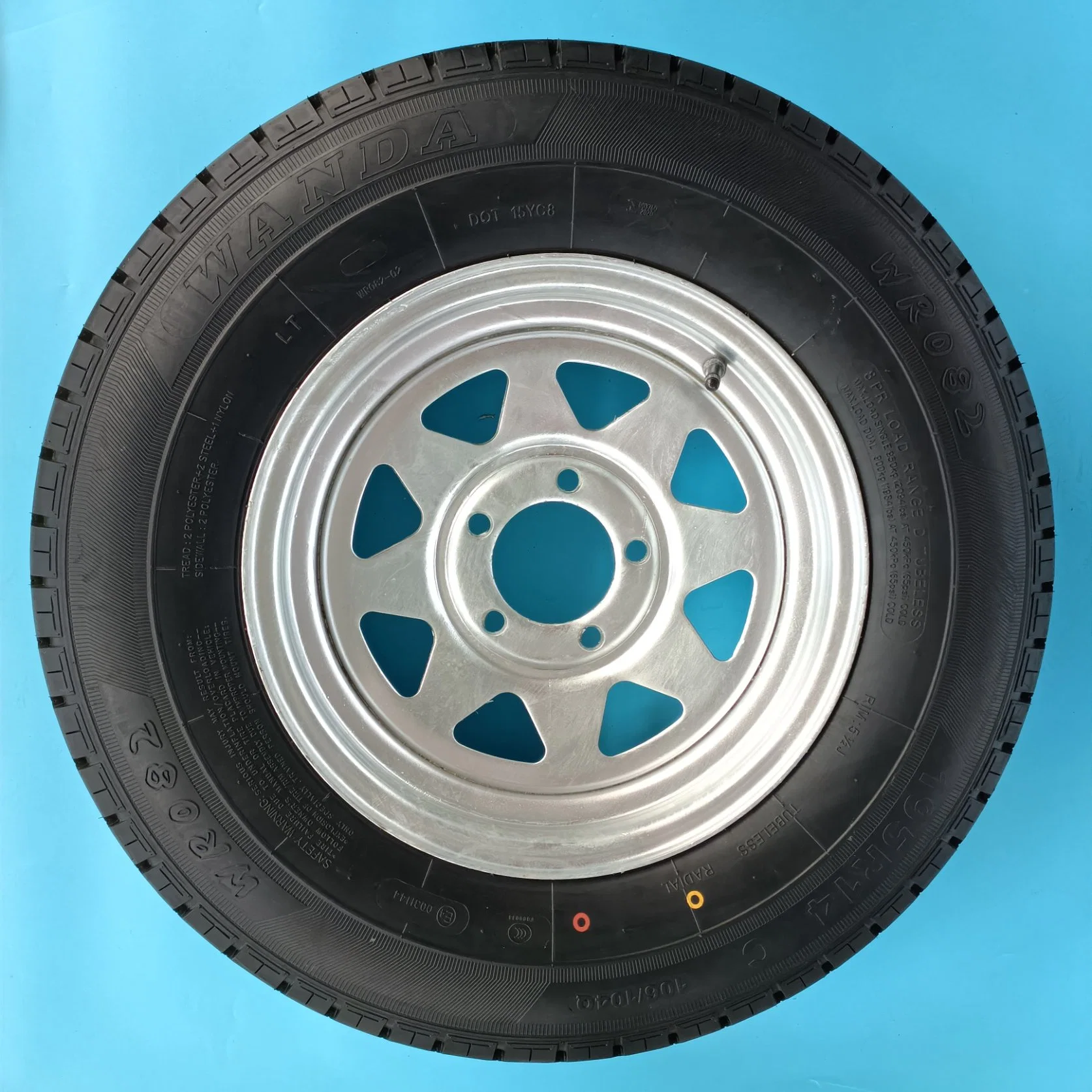 Good Quality Galvanised Welded Tipper Box Trailer Tire 195r14c