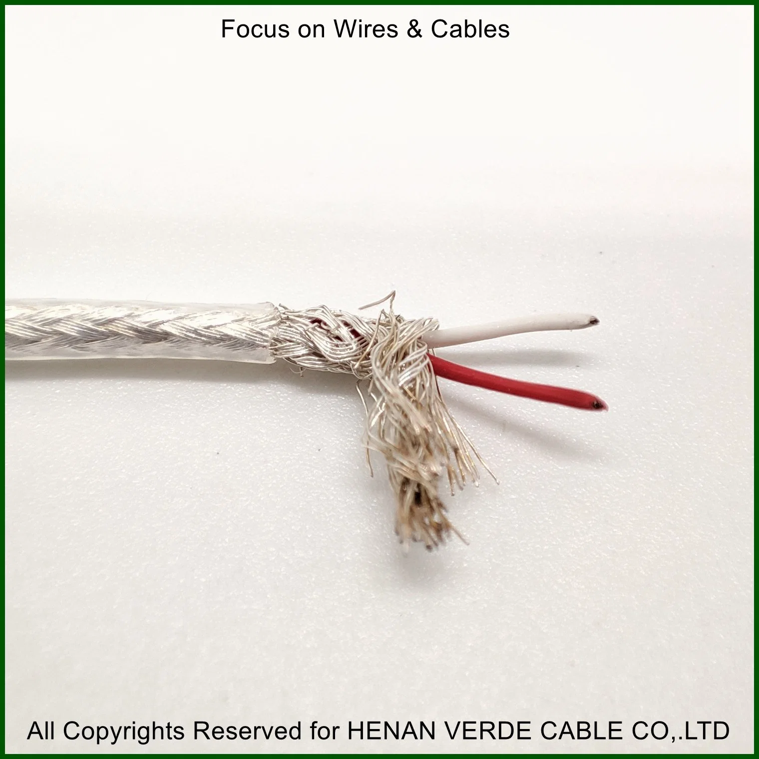 De 2 Núcleos de 0.5mm 0.35mm resistencia de calentamiento de los cableados eléctricos de cable trenzado eléctrico de la luz y el equipo