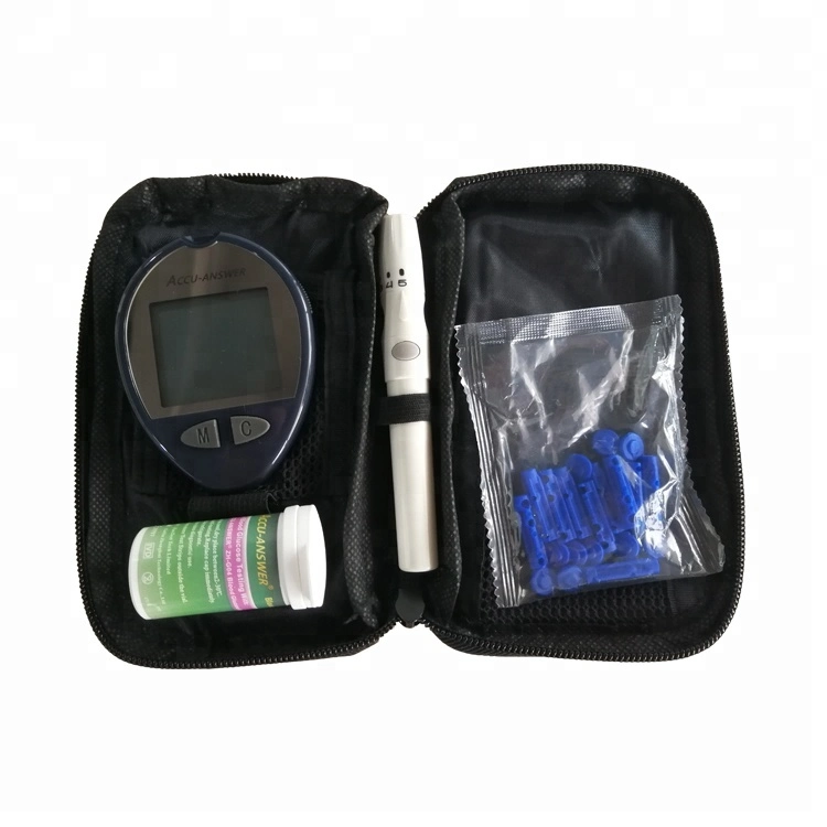 Household Multi-Purpose Fully Automatic Rechargeable Sugar Testing Machine Blood Glucose Meter with Test Strips