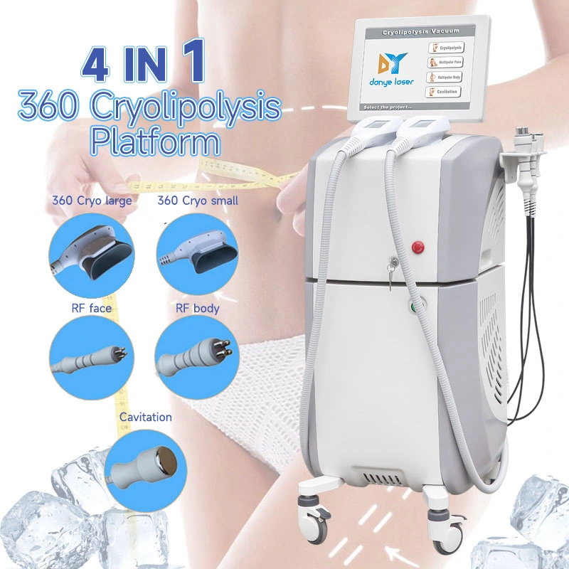 Große Griffe 360 Cryo Fat Freeze RF Cavitation Body Slimming System