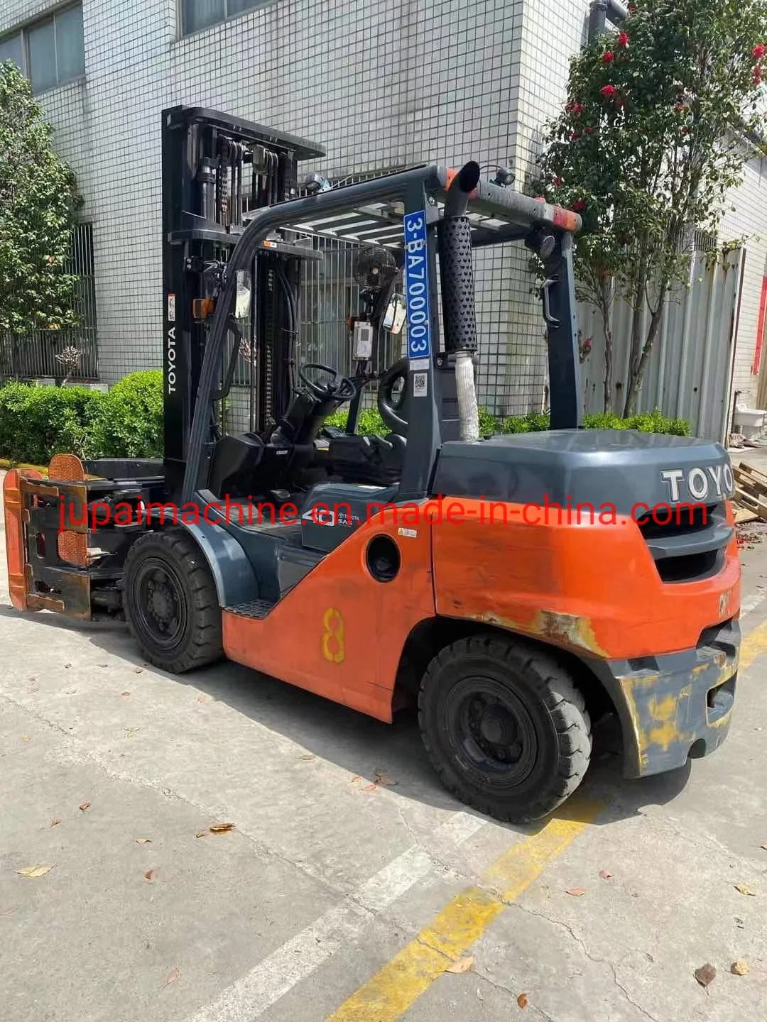 Used Orignal Japan Manufactured Fd30 Toyota Forklift Truck Diesel 3 Ton 3mast Second Hand Forklift Truck