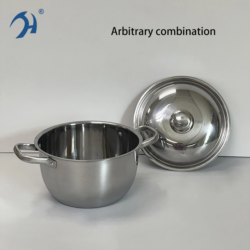 Cooking Pot Soup Pot 410 Stainless Steel Kitchenware