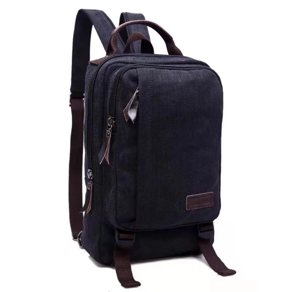 Sac à dos en toile homme Sac à dos grande capacité Vintage Outdoor Travel Canvas Petit sac à dos Daypack Wyz18767