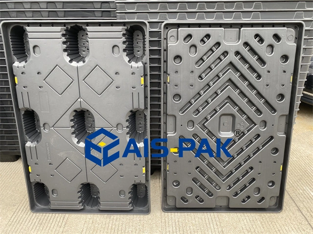 AIS-Pak 800*1200 mm Palet plástico HDPE de altas prestaciones