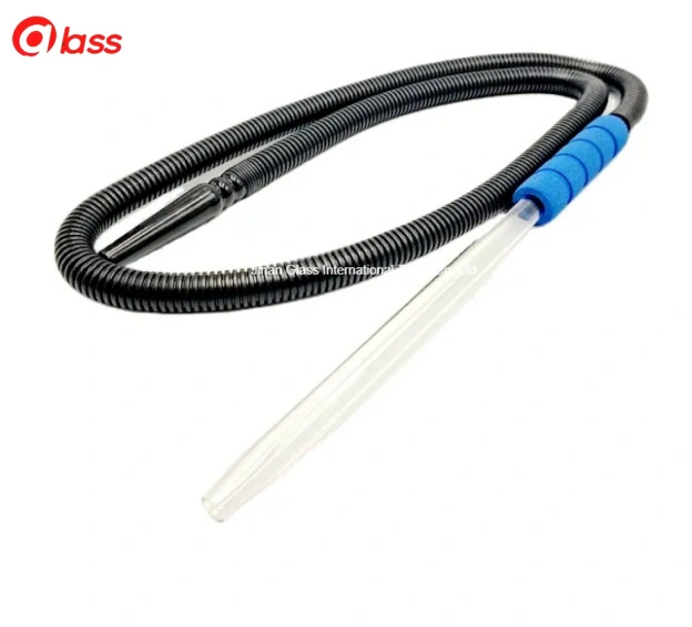 Vente en gros turc Disposable Shisha Hookah acrylique plastique tuyau de verre Accessoires pour fumeurs de tuyau de raccordement multicolore 1.8 M.