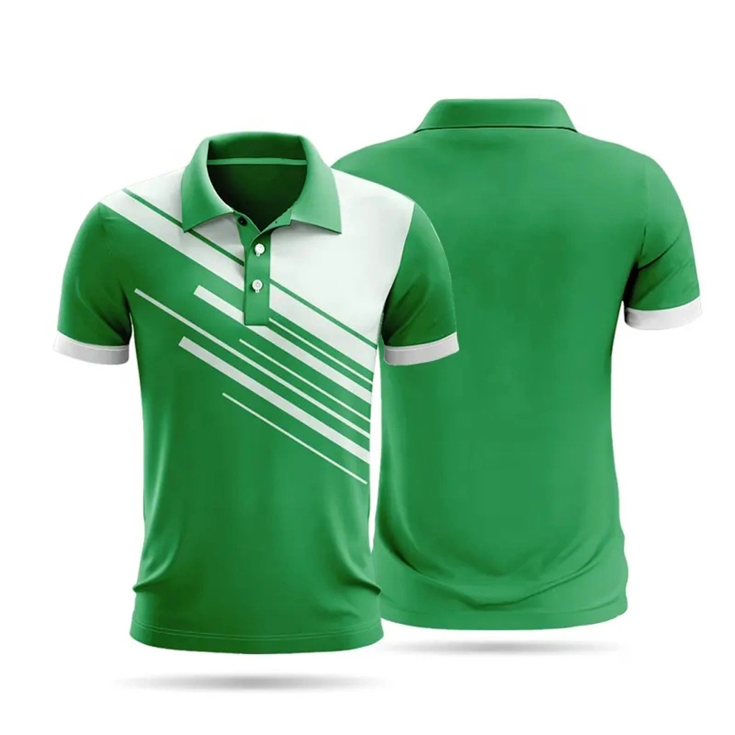 T-shirt Hot Selling Custom Sportwear vestuário de atacado Sulimation Polo Camisa