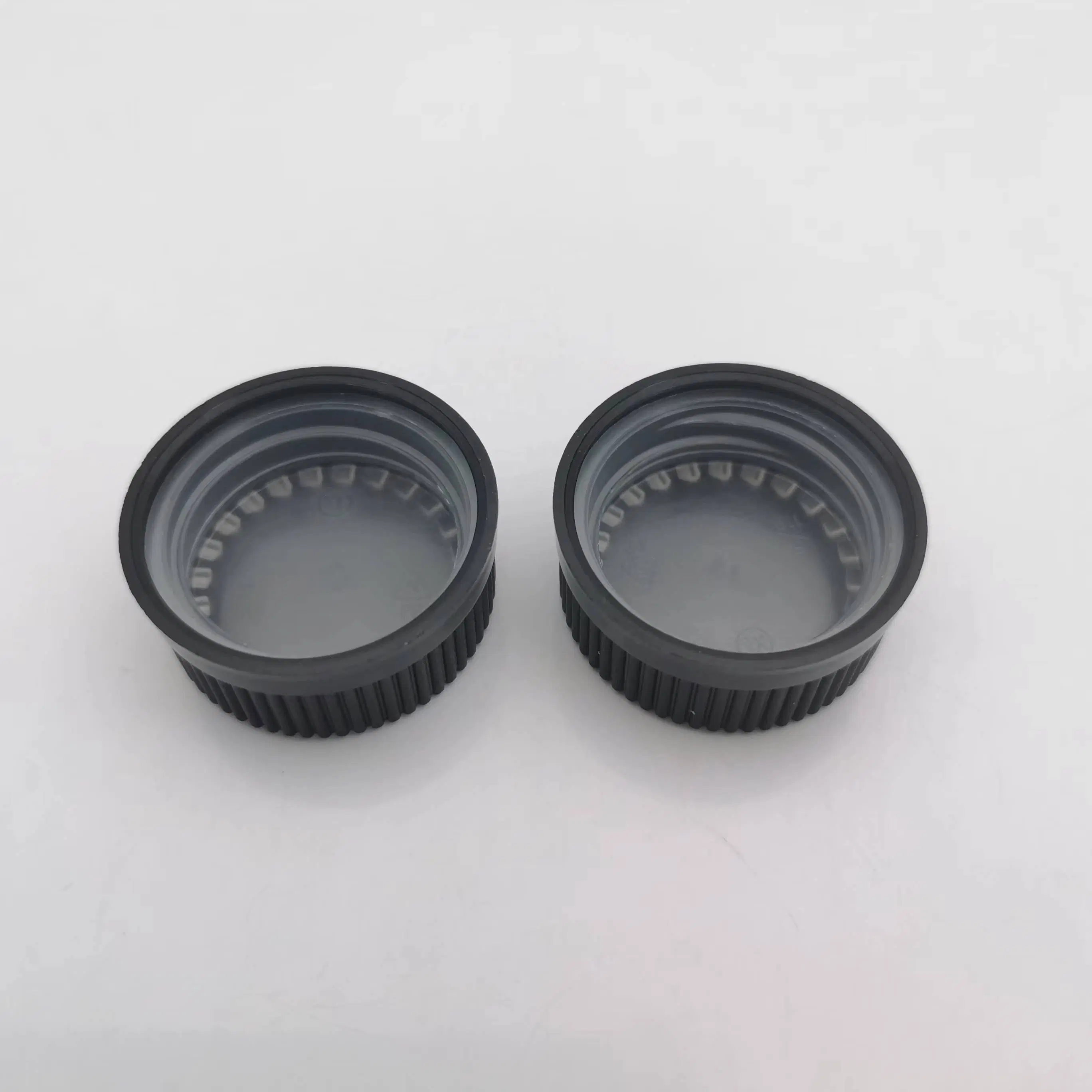 32mm Child Resistant Cap Ribbed Side Double Wall Plastic Cap