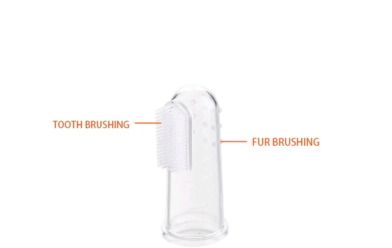 New Product BPA Free Soft Silicone Deciduous Teeth Cleaning Baby Finger Toothbrush