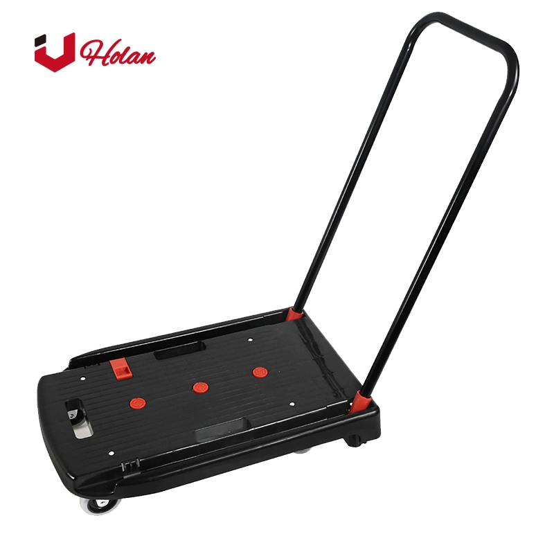 Uholan Jj2-150 Foldable Plastic Platform Hand Truck Trolley Cart Capacity 150kg