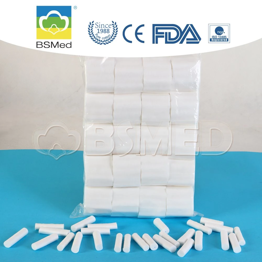 Dental Rolos de algodão não esterilizadas 100% natural elevado de algodão absorvente