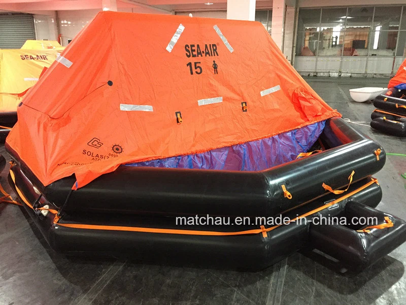 Ec and CCS Approved Throw Over Type Inflatable Life Raft