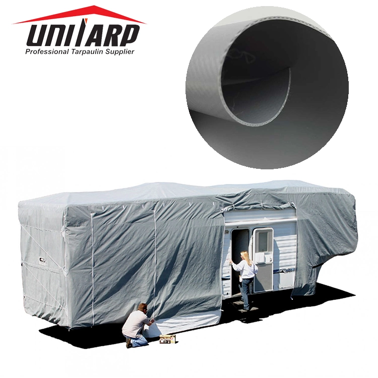 All-Climate Heavy Duty 1000d Anti-UV Ultra Shield Truck Trailer Camper Covers PVC Coated Fabric Recreational Vehicle RV Cover