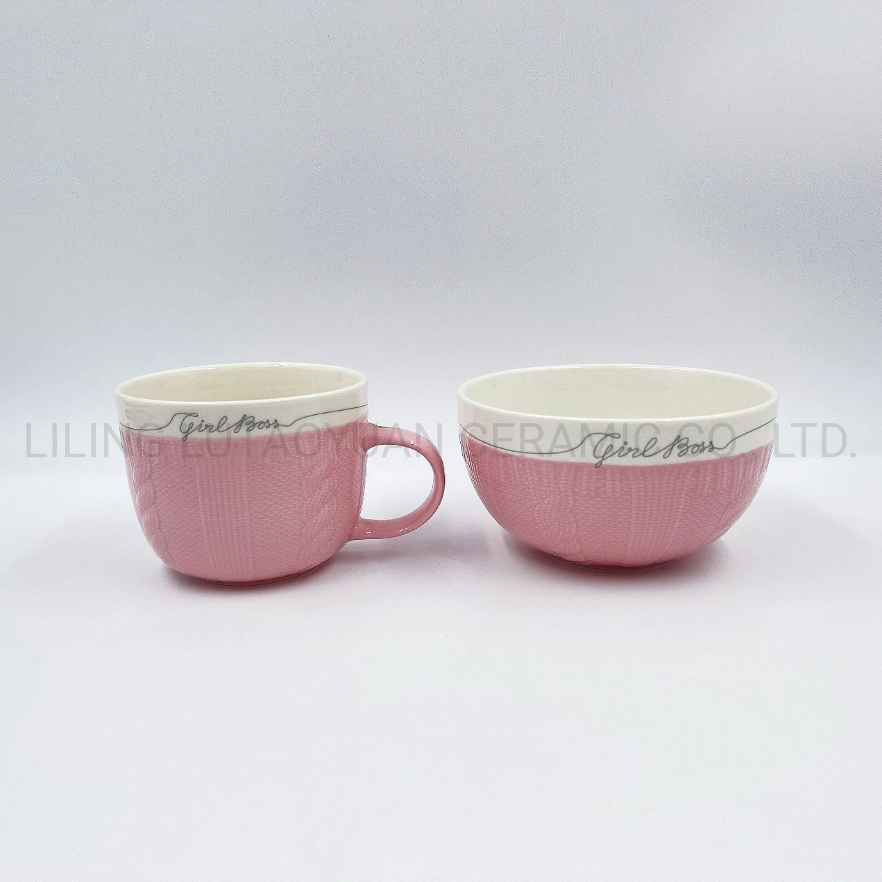 Porcelain Dinnerware Set/China Wholesale/Supplier Coffee Mug and Noodles/Soup/Salad/Rise Bowl Kitchen Utensils Decoration with Customized Color Pattern Logo and Designs